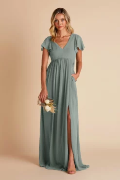 Hannah Empire Dress - Sea Glass -US Skirt Sales 2024 BIRDY GREY HANNAH MATERNITY BRIDESMAID DRESS SEA GLASS 04 61524fe1 ea96 4c5d b94f 6a86bb6f15c6