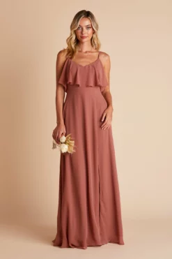Jane Convertible Dress - Desert Rose -US Skirt Sales 2024 BIRDY GREY JANE CONVERTIBLE SLIT BRIDESMAID DRESS DESERT ROSE 02