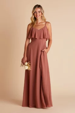 Jane Convertible Dress - Desert Rose -US Skirt Sales 2024 BIRDY GREY JANE CONVERTIBLE SLIT BRIDESMAID DRESS DESERT ROSE 04