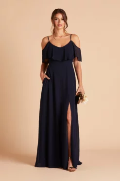 Jane Convertible Dress - Navy 24 Jane Convertible Dress - Navy -US Skirt Sales 2024 BIRDY GREY JANE CONVERTIBLE SLIT BRIDESMAID DRESS NAVY 06