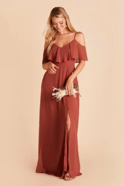 Jane Convertible Dress - Spice -US Skirt Sales 2024 BIRDY GREY JANE CONVERTIBLE SLIT BRIDESMAID DRESS SPICE 02