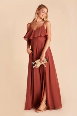 Jane Convertible Dress - Spice -US Skirt Sales 2024 BIRDY GREY JANE CONVERTIBLE SLIT BRIDESMAID DRESS SPICE 08