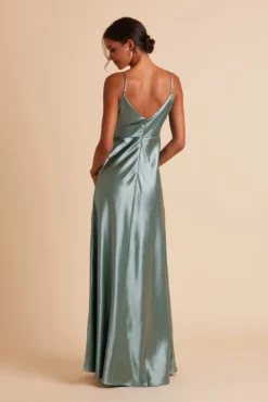 Jay Shiny Satin Dress - Sea Glass -US Skirt Sales 2024 BIRDY GREY JAY BRIDESMAID DRESS SEA GLASS 06 f4e798e4 4989 4f7c 9908 60215dcfd57d