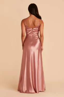 Jay Shiny Satin Dress - Desert Rose 21 Jay Shiny Satin Dress - Desert Rose -US Skirt Sales 2024 BIRDY GREY JAY SATIN BRIDESMAID DRESS DESERT ROSE 04