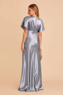 Jesse Shiny Satin Dress - Dusty Blue 19 Jesse Shiny Satin Dress - Dusty Blue -US Skirt Sales 2024 BIRDY GREY JESSE BRIDESMAID DRESS DUSTY BLUE 05