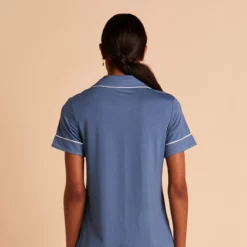 Jonny Pajama Set - Twilight -US Skirt Sales 2024 BIRDY GREY JONNY PIPED PJ SET TMS LIVE PREVIEW TWILIGHT 05