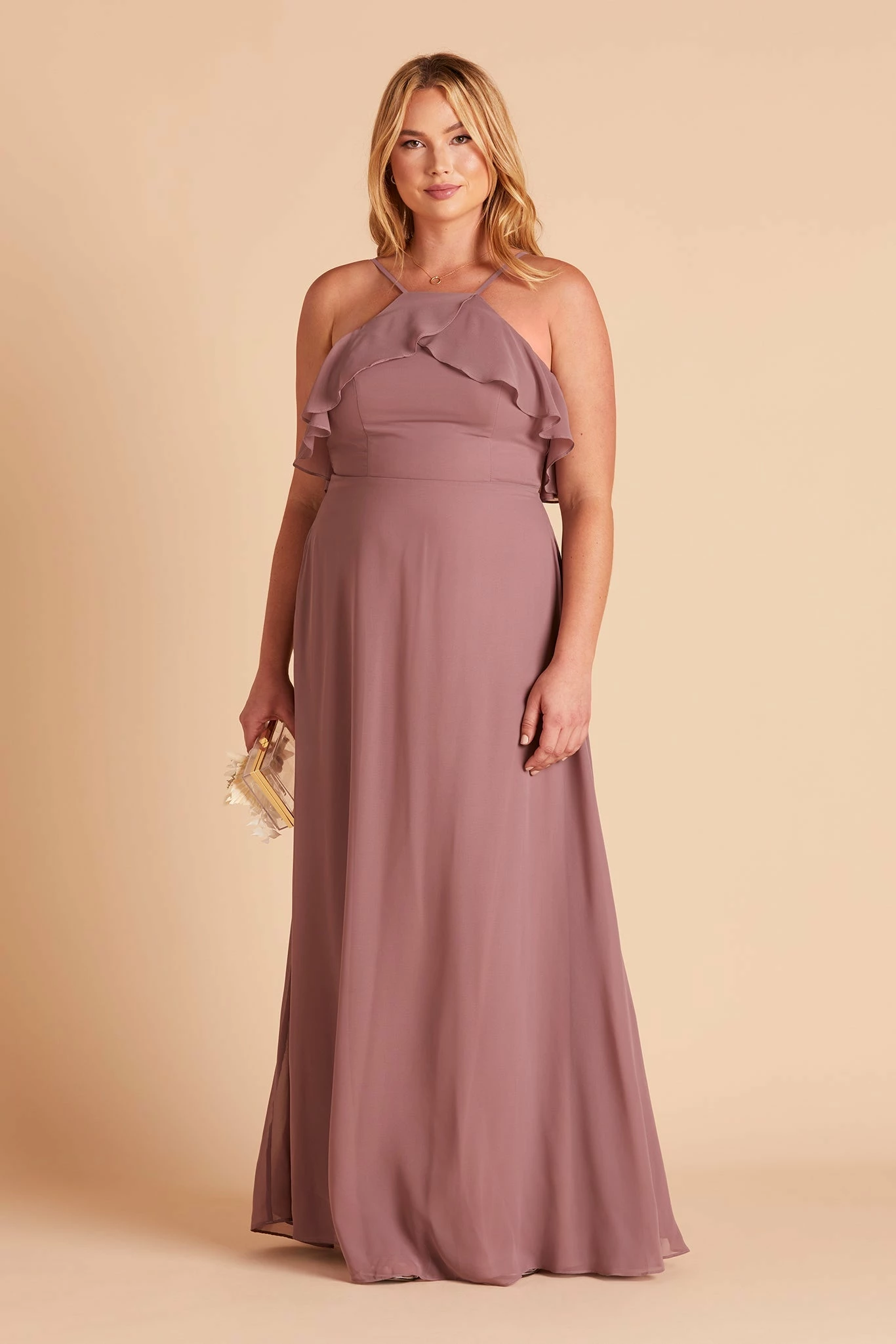 Jules Dress - Dark Mauve - Image 2