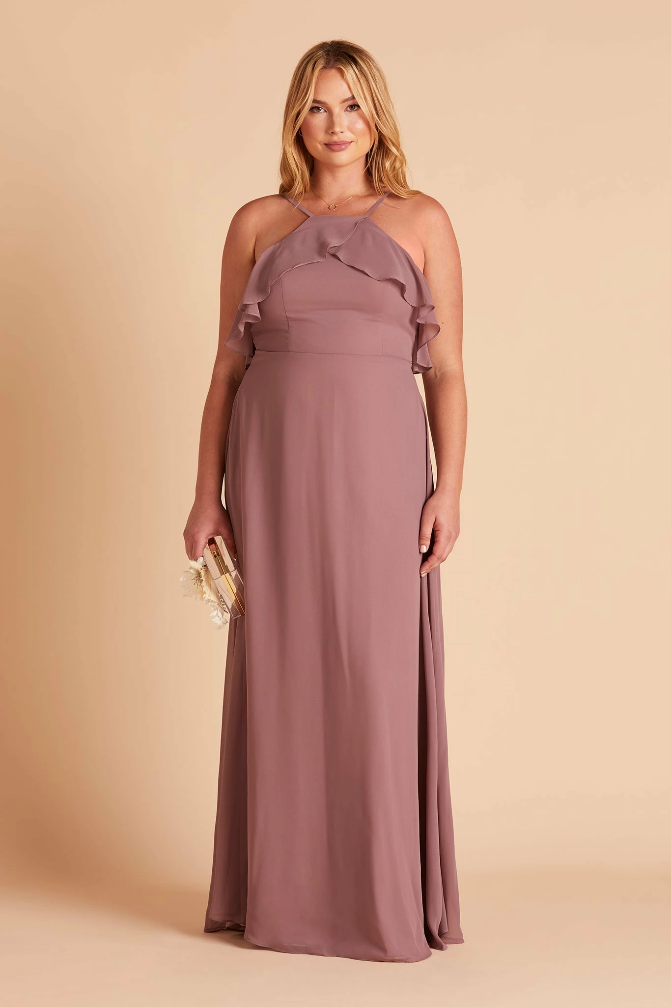 Jules Dress - Dark Mauve - Image 11