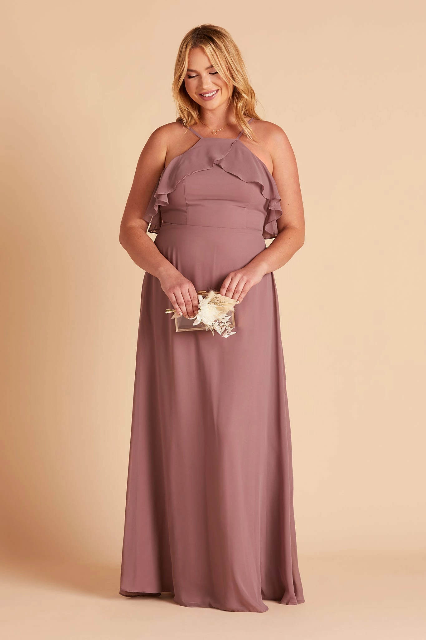 Jules Dress - Dark Mauve - Image 13