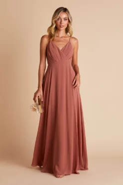 Kaia Dress - Desert Rose -US Skirt Sales 2024 BIRDY GREY KAIA BRIDESMAID DRESS DESERT ROSE 01