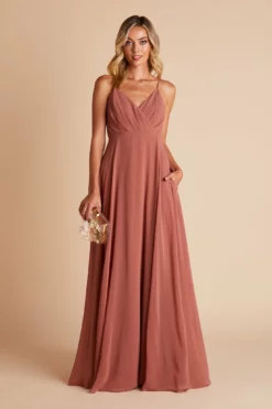Kaia Dress - Desert Rose -US Skirt Sales 2024 BIRDY GREY KAIA BRIDESMAID DRESS DESERT ROSE 02