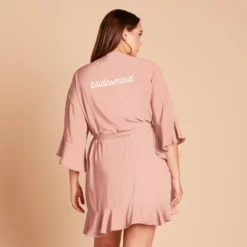 Kenny Ruffle Robe - Dusty Rose -US Skirt Sales 2024 BIRDY GREY KENNY BRIDESMAID RUFFLE ROBE DUSTYROSE 05 PERSONALIZATION 02