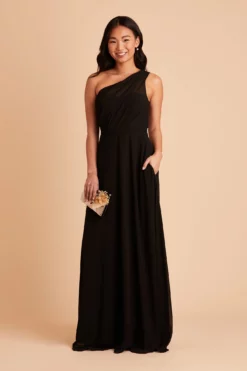 Kira Dress - Black -US Skirt Sales 2024 BIRDY GREY KIRA BRIDESMAID DRESS BLACK 02