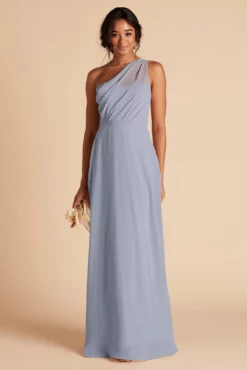 Kira Dress - Dusty Blue -US Skirt Sales 2024 BIRDY GREY KIRA BRIDESMAID DRESS DUSTY BLUE 01