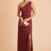 Kira Crepe Dress - Rosewood