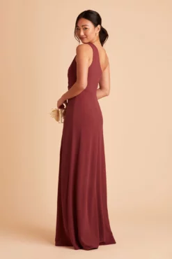 Kira Crepe Dress - Rosewood -US Skirt Sales 2024 BIRDY GREY KIRA BRIDESMAID DRESS ROSEWOOD 07
