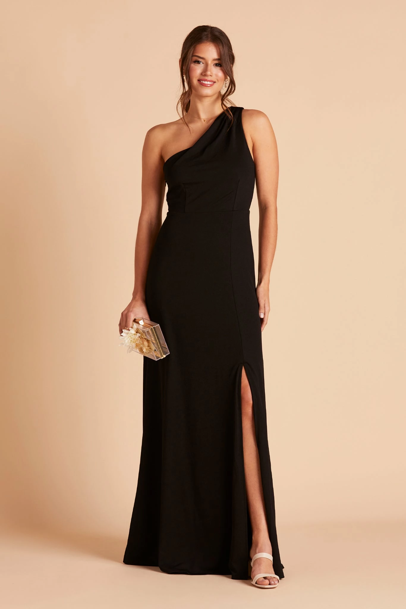Kira Crepe Dress - Black 3 Kira Crepe Dress - Black - Image 3