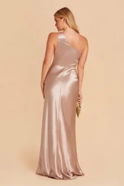 Kira Shiny Satin Dress - Taupe 20 Kira Shiny Satin Dress - Taupe -US Skirt Sales 2024 BIRDY GREY KIRA SATIN BRIDESMAID DRESS TAUPE 07