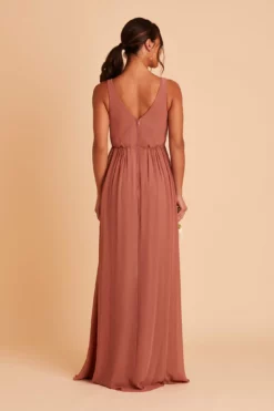 Laurie Empire Dress - Desert Rose -US Skirt Sales 2024 BIRDY GREY LAURIE MATERNITY BRIDESMAID DRESS DESERT ROSE 06
