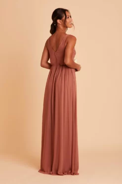 Laurie Empire Dress - Desert Rose -US Skirt Sales 2024 BIRDY GREY LAURIE MATERNITY BRIDESMAID DRESS DESERT ROSE 07
