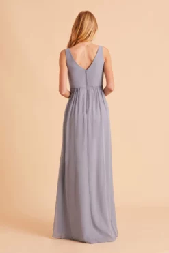 Laurie Empire Dress - Dusty Blue 10 Laurie Empire Dress - Dusty Blue -US Skirt Sales 2024 BIRDY GREY LAURIE MATERNITY BRIDESMAID DRESS DUSTY BLUE 06