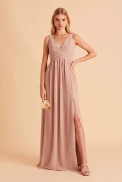 Laurie Empire Dress - Taupe -US Skirt Sales 2024 BIRDY GREY LAURIE MATERNITY BRIDESMAID DRESS TAUPE 13