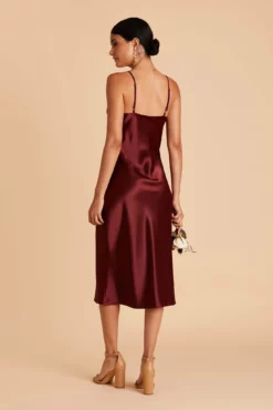 Lisa Shiny Satin Midi Dress - Cabernet -US Skirt Sales 2024 BIRDY GREY LISA BRIDESMAID DRESS CABERNET 06 2373028b 0716 49f3 80ac 279aedaa9d86