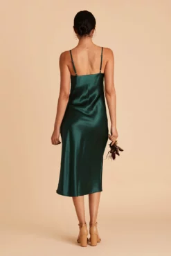 Lisa Shiny Satin Midi Dress - Emerald -US Skirt Sales 2024 BIRDY GREY LISA BRIDESMAID DRESS EMERALD 05 ae87914b 1191 4407 9eba 5572b445179f