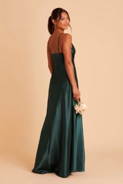 Lisa Long Shiny Satin Dress - Emerald -US Skirt Sales 2024 BIRDY GREY LISA BRIDESMAID DRESS EMERALD 06 36bdc6c7 1d0a 4b73 8d49 c414f78181db