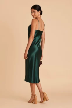 Lisa Shiny Satin Midi Dress - Emerald -US Skirt Sales 2024 BIRDY GREY LISA BRIDESMAID DRESS EMERALD 06 ac93d75b 1763 48a4 aaa6 a9d8a96aef07