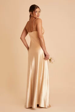 Lisa Long Shiny Satin Dress - Gold -US Skirt Sales 2024 BIRDY GREY LISA BRIDESMAID DRESS GOLD 05 a8d5a8c6 30c9 4752 9812 d8fae4d9edd9