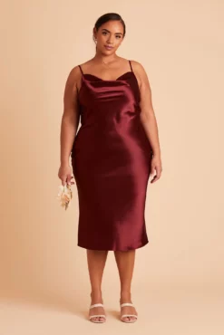 Lisa Shiny Satin Midi Dress - Cabernet -US Skirt Sales 2024 BIRDY GREY LISA PLUS SIZE BRIDESMAID DRESS CABERNET 02 f1705b0f a924 495c b2c8 e3071888c4cb