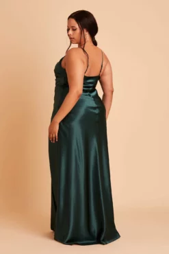 Lisa Long Shiny Satin Dress - Emerald -US Skirt Sales 2024 BIRDY GREY LISA PLUS SIZE BRIDESMAID DRESS EMERALD 05 1079d46c 7b5d 4eb4 81bb b9cf74ad4caa
