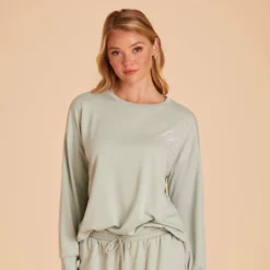 Crew Neck Sweatshirt - Sage