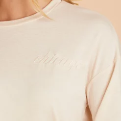 Crew Neck Sweatshirt - Vanilla Cream 19 Crew Neck Sweatshirt - Vanilla Cream -US Skirt Sales 2024 BIRDY GREY LOUNGEWEAR CREWNECK VANILLA CREAM 07