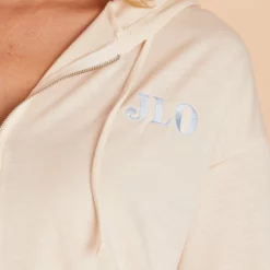 Zip Up Hoodie - Vanilla Cream -US Skirt Sales 2024 BIRDY GREY LOUNGEWEAR HOODIE VANILLA CREAM 08