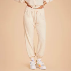 Sweatpants - Vanilla Cream 18 Sweatpants - Vanilla Cream -US Skirt Sales 2024 BIRDY GREY LOUNGEWEAR SWEAT PANTS VANILLA CREAM 04