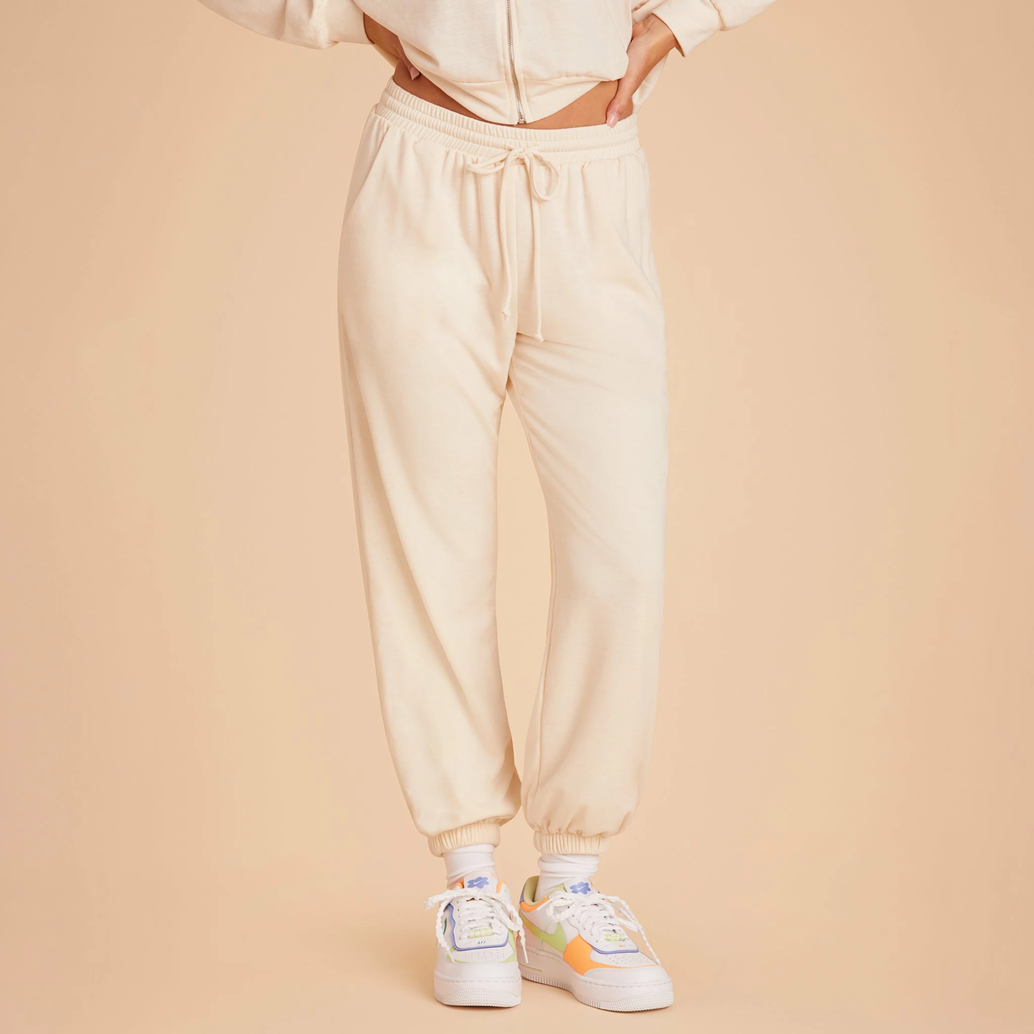 Sweatpants - Vanilla Cream 5 Sweatpants - Vanilla Cream - Image 5