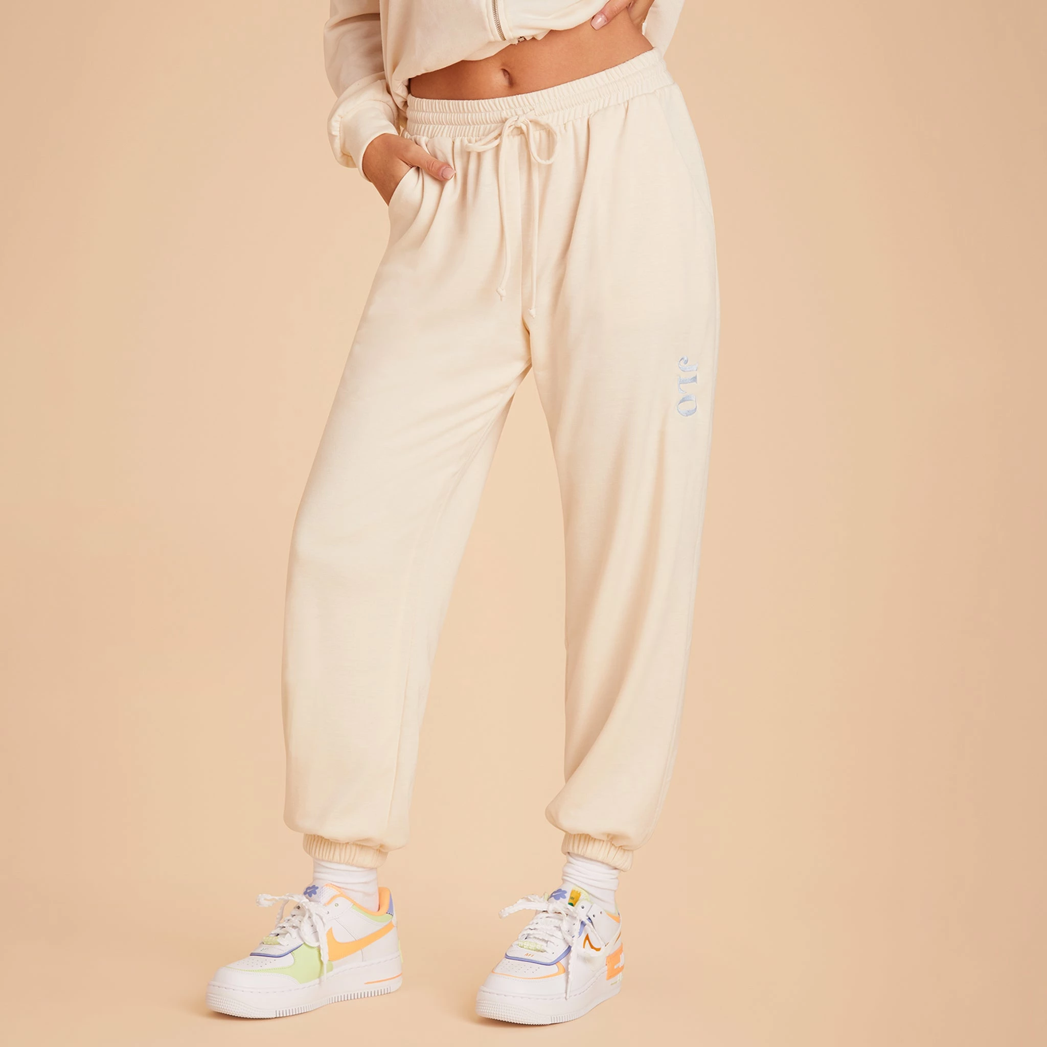 Sweatpants - Vanilla Cream 1 Sweatpants - Vanilla Cream