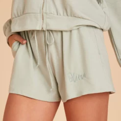Sweat Shorts - Sage -US Skirt Sales 2024 BIRDY GREY LOUNGEWEAR SWEAT SHORTS SAGE 05