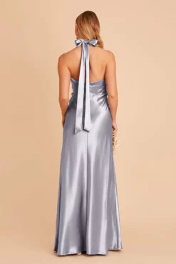 Monica Shiny Satin Dress - Dusty Blue 23 Monica Shiny Satin Dress - Dusty Blue -US Skirt Sales 2024 BIRDY GREY MONICA BRIDESMAID DRESS DUSTY BLUE 07
