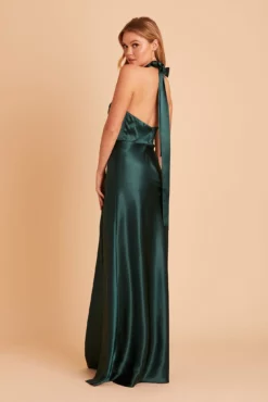 Monica Shiny Satin Dress - Emerald 21 Monica Shiny Satin Dress - Emerald -US Skirt Sales 2024 BIRDY GREY MONICA BRIDESMAID DRESS EMERALD 07