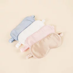 Silk Sleep Eye Mask - Blue -US Skirt Sales 2024 BIRDY GREY MONOGRAMMED FANNY PACKS2120.RT2