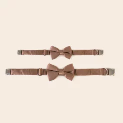 Sadie Dog Bow Tie Collar - Sheen Desert Rose -US Skirt Sales 2024 BIRDY GREY MUGGSY DOG BOW TIE COLLAR DESERT ROSE 02