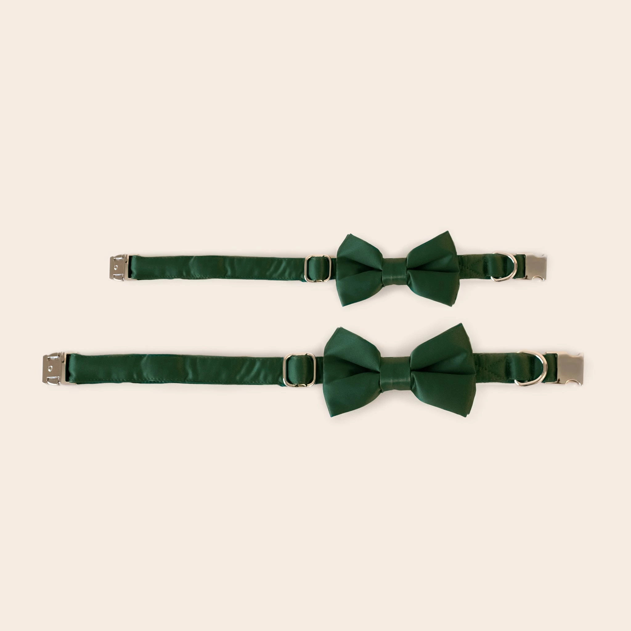 Sadie Dog Bow Tie Collar - Sheen Emerald 3 Sadie Dog Bow Tie Collar - Sheen Emerald - Image 3