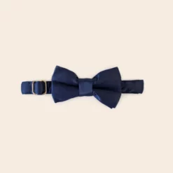 Sadie Dog Bow Tie Collar - Sheen Navy