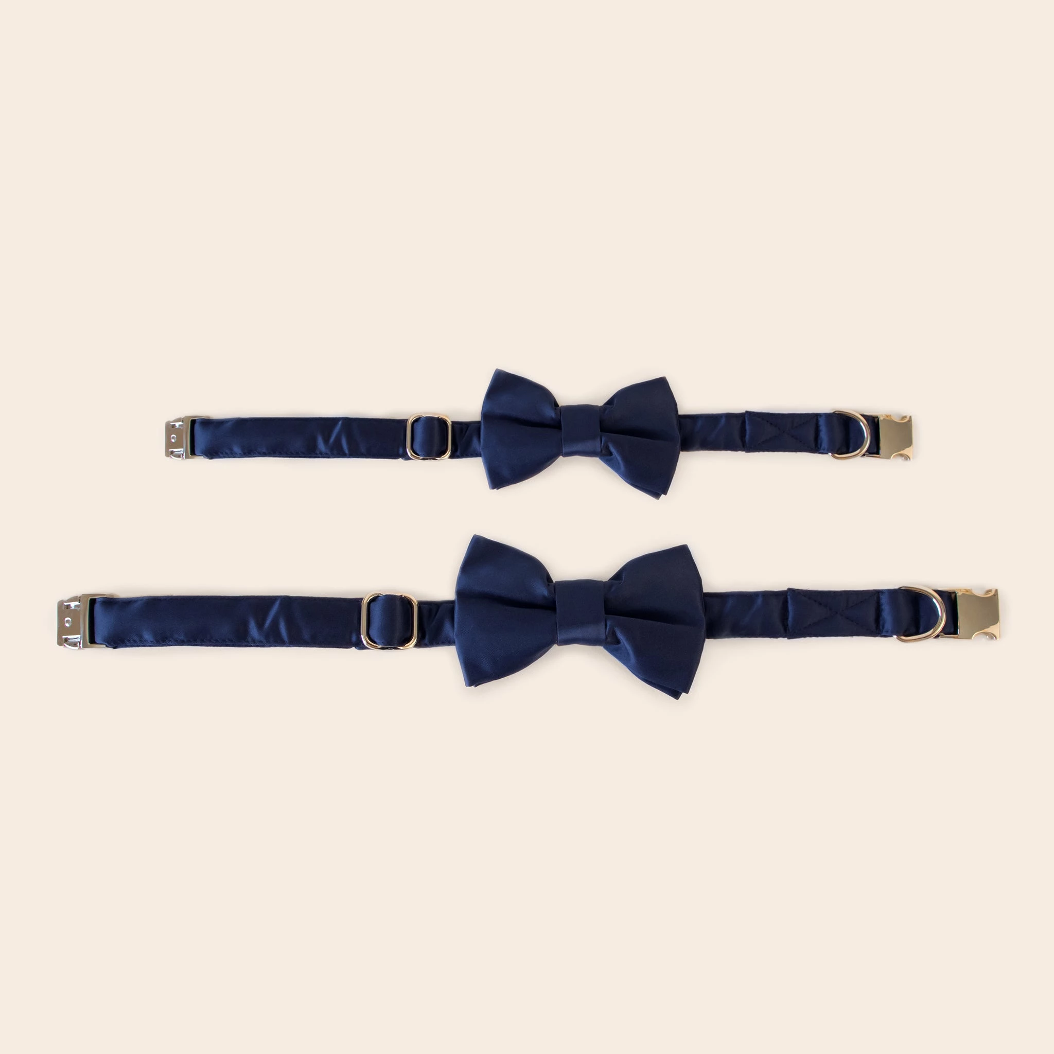 Sadie Dog Bow Tie Collar - Sheen Navy 3 Sadie Dog Bow Tie Collar - Sheen Navy - Image 3