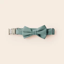 Sadie Dog Bow Tie Collar - Sheen Sea Glass