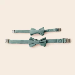 Sadie Dog Bow Tie Collar - Sheen Sea Glass -US Skirt Sales 2024 BIRDY GREY MUGGSY DOG BOW TIE COLLAR SEA GLASS 03