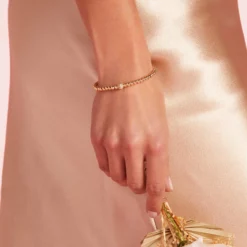 Nashville Coil Bracelet -US Skirt Sales 2024 BIRDY GREY NASHVILLE COIL BRACELET GOLD 03